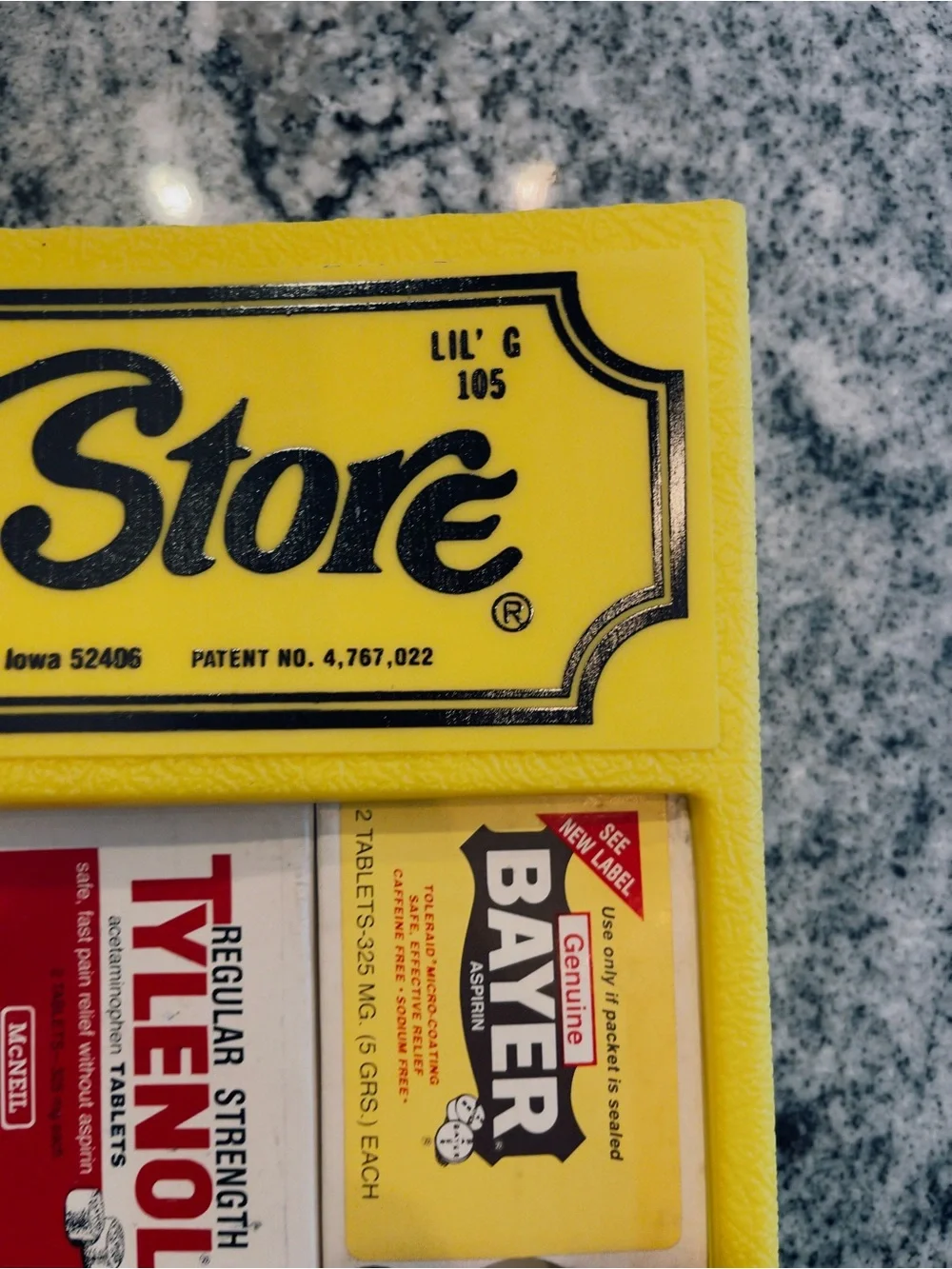 Vintage Lil' Drugstore 1970's Kitschy Fun Bathroom Decor 10 X 10